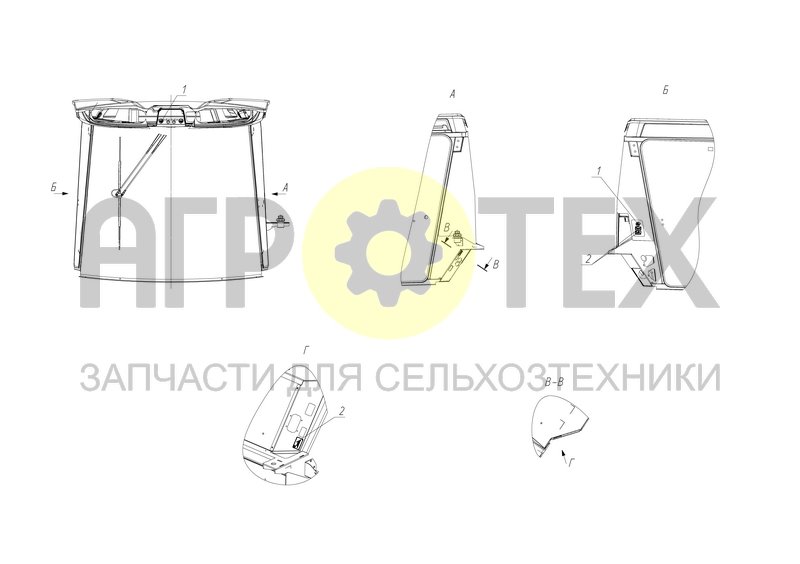 Чертеж Установка аппликаций (МРУ-2.00.650-01)